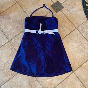 Halter swim suit dress